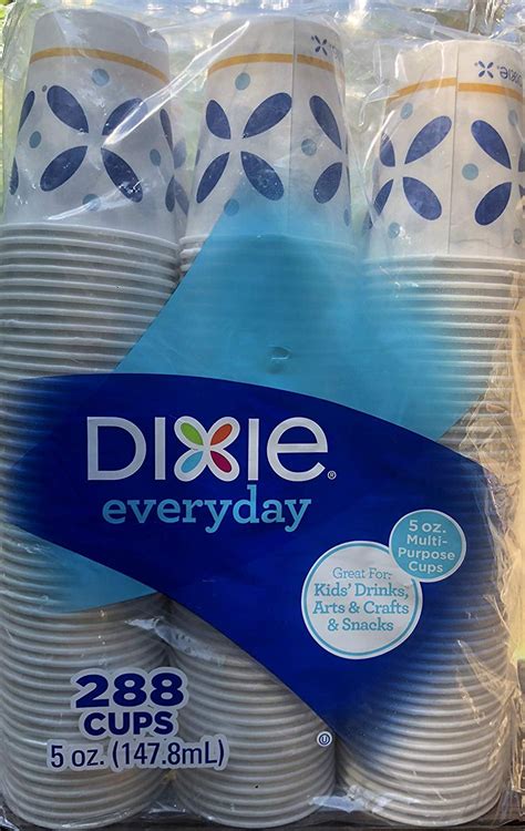 Paper Water Cups Waxed, 5oz, 100Pack. . Dixie cups walmart